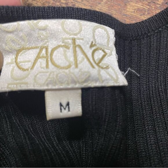 Cache | Multicolor Animal Print Sleeveless Knit Top Size Medium - Picture 4 of 6